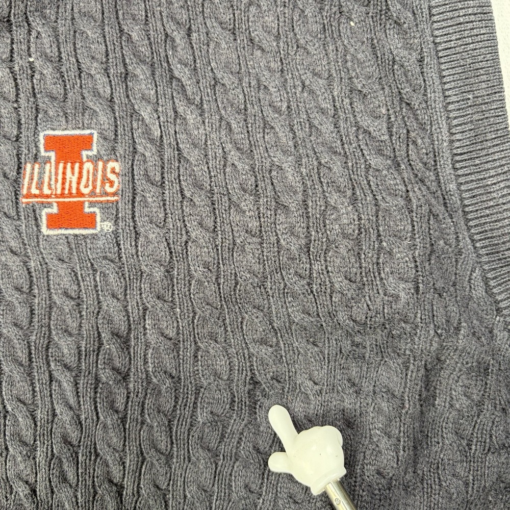 Vesi Sportswear Illinois Sweater Vest Mens Size XL Blue - Picture 6 of 10